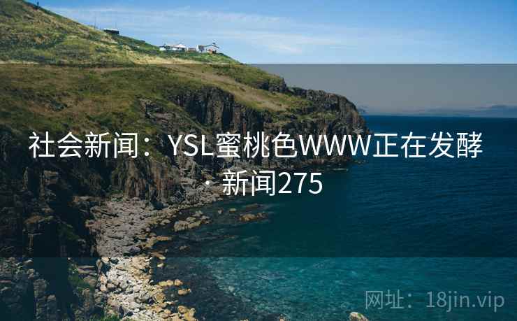 社会新闻：YSL蜜桃色WWW正在发酵 · 新闻275